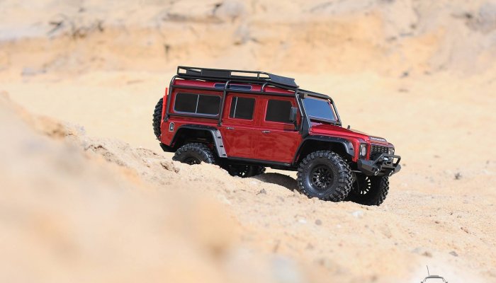 Land Rover Defender model RC firmy Traxxas