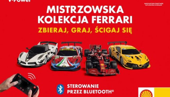 Mistrzowska Kolekcja Ferrari nowa promocja na stacjach Shell